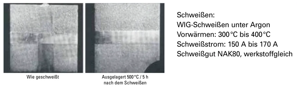 Schweißbarkeit des Kunststoffformenstahls NAK80 Schweißbarkeit des Kunststoffformenstahls NAK80